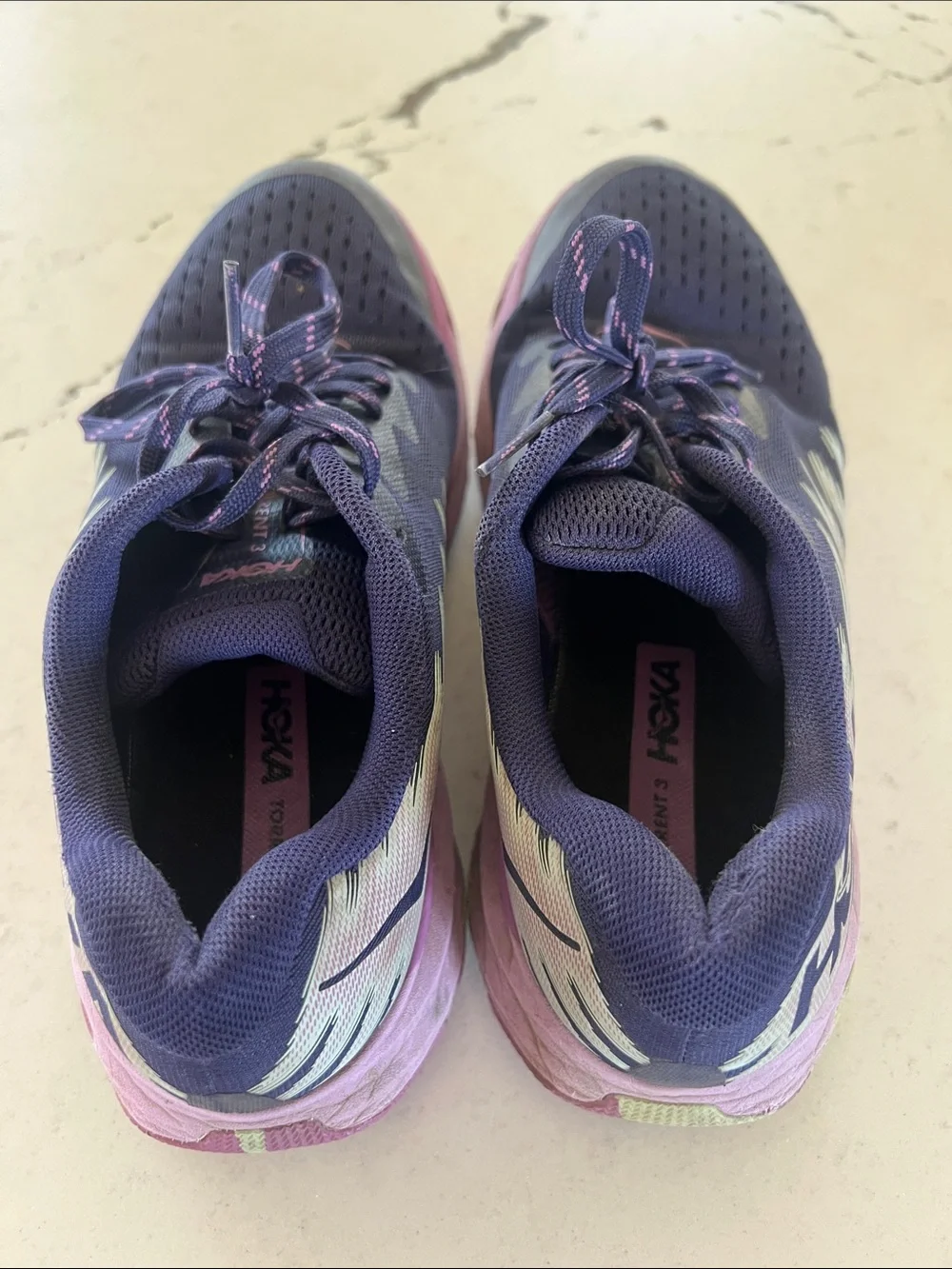 Hoka Torrent 3 Women's Running Shoes in purple and Pink. Size 8. Great shoes!